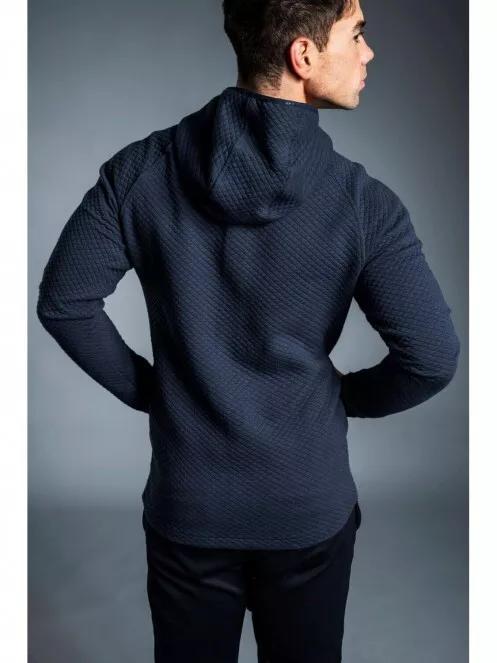 Fundango METEOR Hooded Sweatshirt férfi kapucnis pulóver kék színben 3