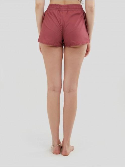 Fundango Elderberry Boardshort női beach short piros színben 3