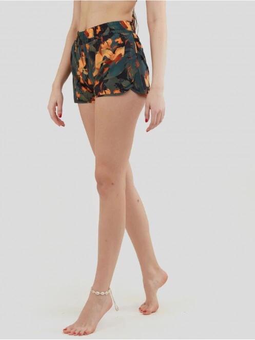 Fundango Elderberry Boardshort női beach short multikolor színben 2