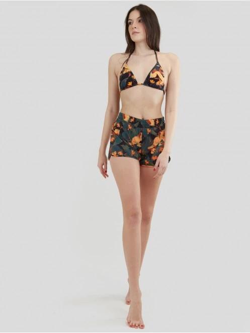 Fundango Elderberry Boardshort női beach short multikolor színben 4