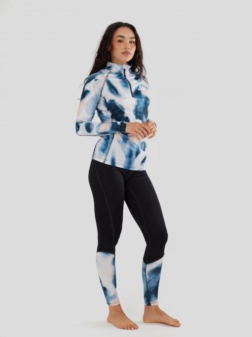 Fundango Yade II Baselayer Top női aláöltöző felső kék színben 4