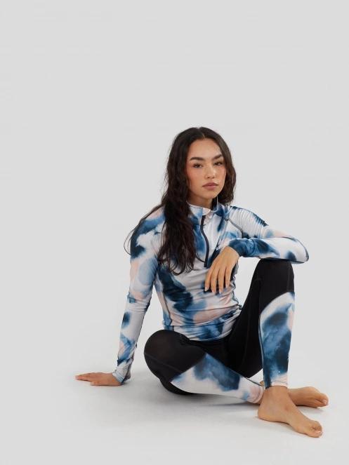Fundango Yade II Baselayer Top női aláöltöző felső kék színben 5