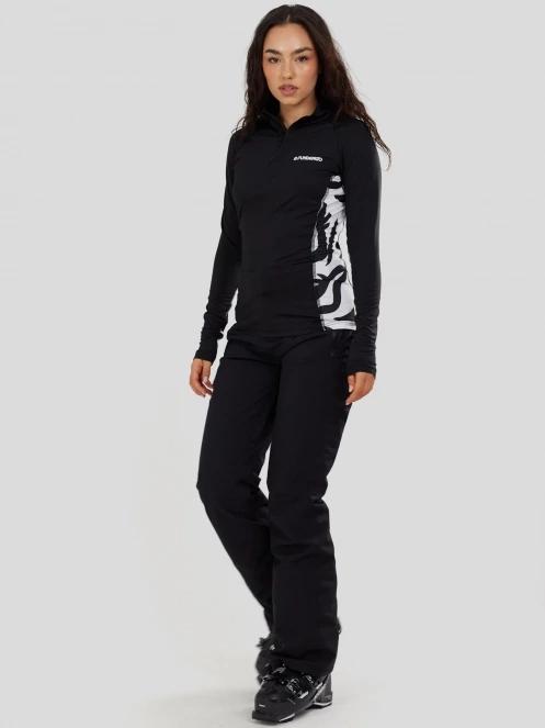 Fundango Yade II Baselayer Top női aláöltöző felső fekete színben 4
