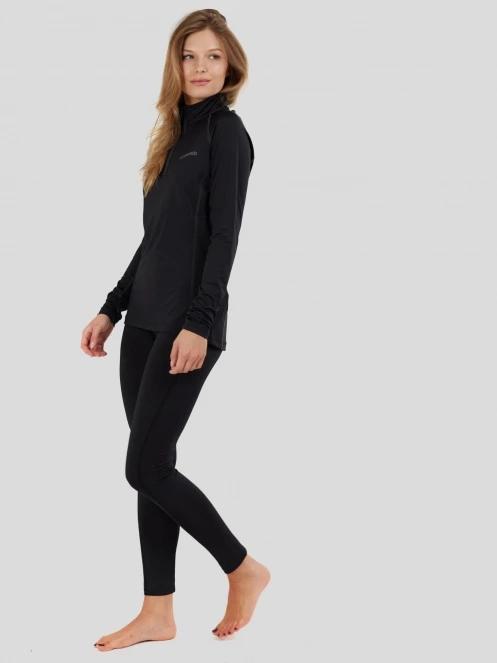 Fundango Yaris Thermo II Baselayer Bottom női aláöltöző nadrág fekete színben 4