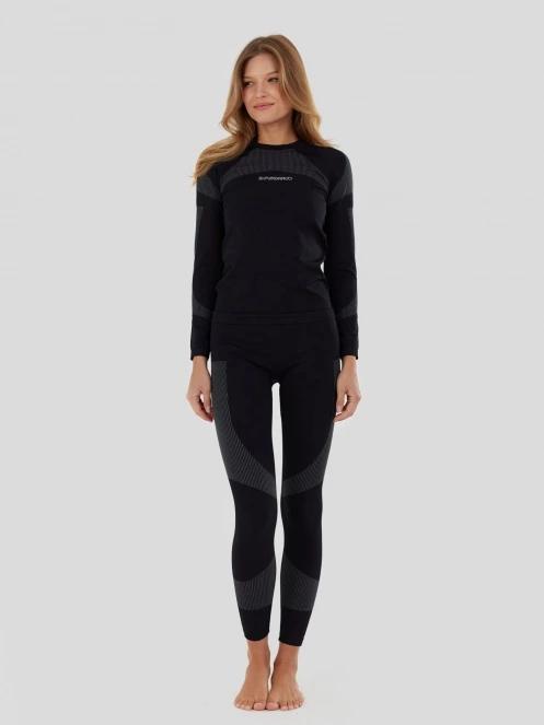 Fundango Seamless Baselayer Set női aláöltöző szett fekete színben 2