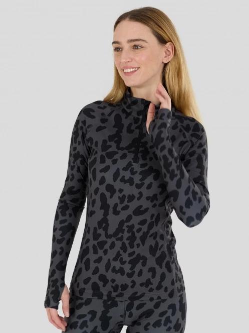Fundango Yade III Baselayer Top női aláöltöző felső fekete színben 5