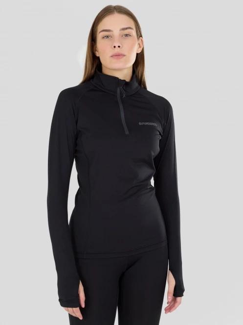 Fundango Yade Thermo III Baselayar Top női aláöltöző felső fekete színben 2