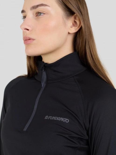 Fundango Yade Thermo III Baselayar Top női aláöltöző felső fekete színben 7
