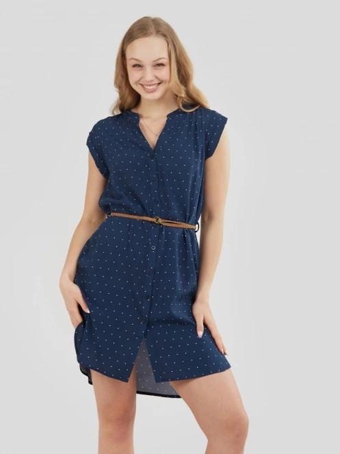 Fundango Mona Dress női ruha sötétkék színben 2