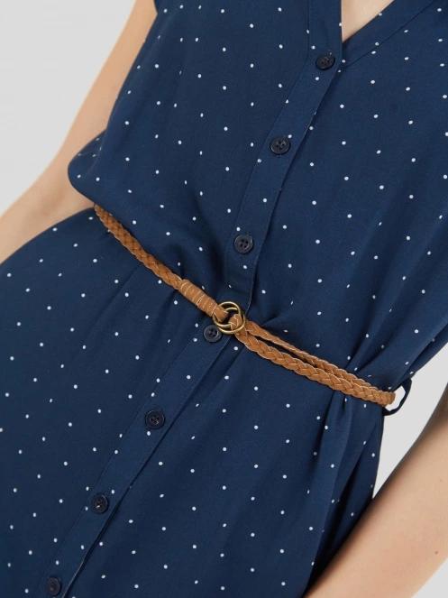 Fundango Mona Dress női ruha sötétkék színben 6