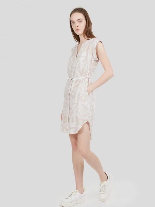 Fundango Mona Dress női ruha homok színben 4