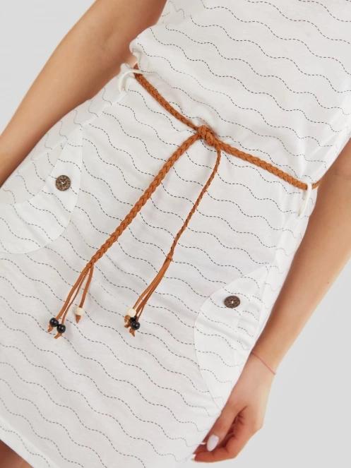Fundango Sagitta Dress női ruha fehér színben 6