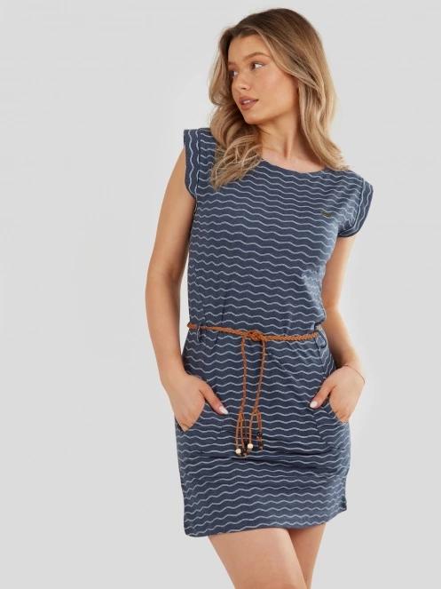 Fundango Sagitta Dress női ruha sötétkék színben 2
