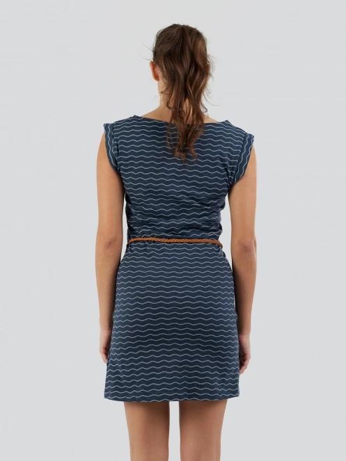 Fundango Sagitta Dress női ruha sötétkék színben 3