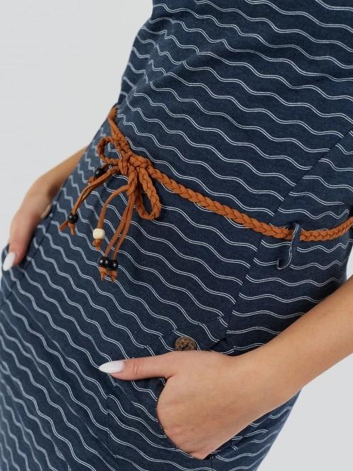 Fundango Sagitta Dress női ruha sötétkék színben 7