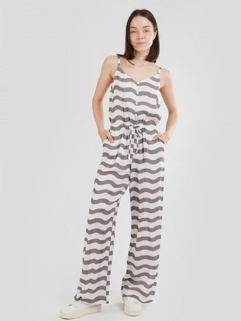Fundango Alisha Jumpsuit női overál oliva színben 2