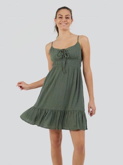 Fundango Sarah Mono Dress női ruha oliva színben 2