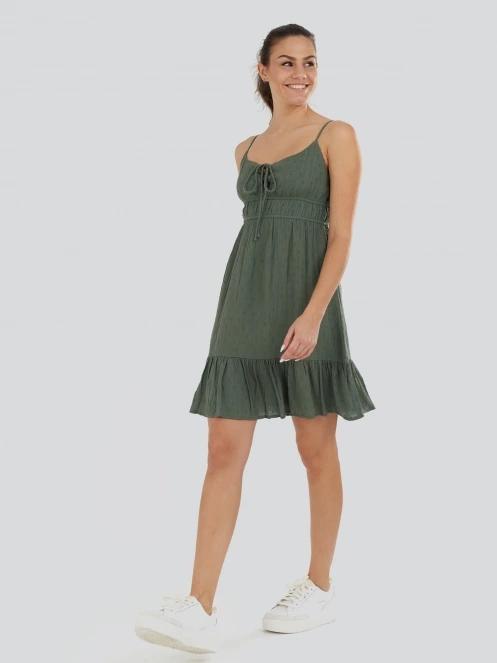 Fundango Sarah Mono Dress női ruha oliva színben 4