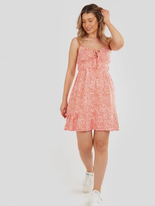 Fundango Sarah Dress női ruha piros színben 5