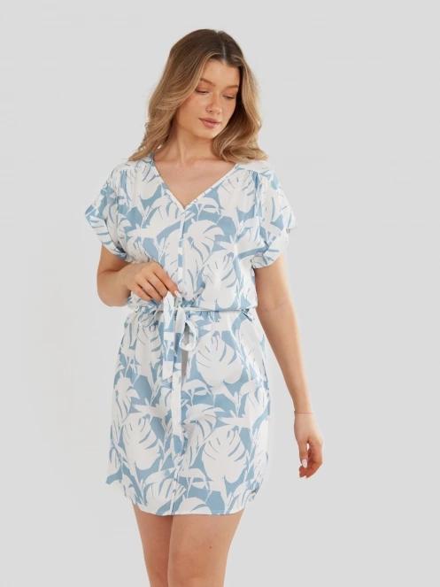 Fundango Palmetta Dress női ruha kék színben 2