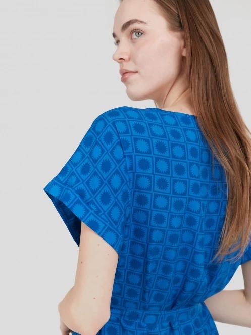 Fundango Palmetta Dress női ruha kék színben 7