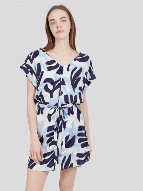 Fundango Palmetta Dress női ruha kék színben 2