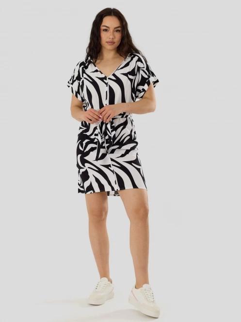 Fundango Palmetta Dress női ruha fekete színben 4