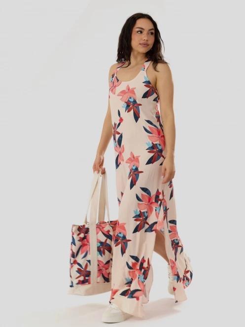 Fundango Penelope Dress női maxiruha homok színben 4