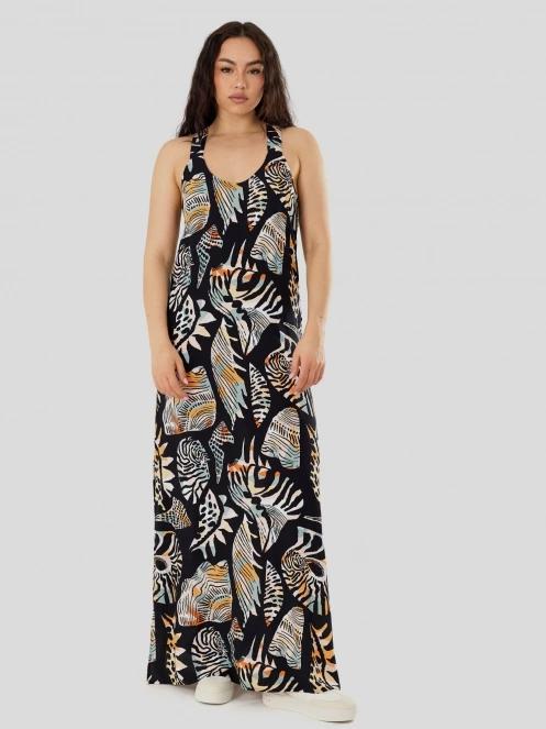 Fundango Penelope Dress női maxiruha fekete színben 2