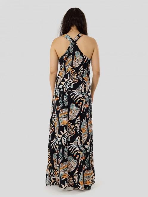 Fundango Penelope Dress női maxiruha fekete színben 3