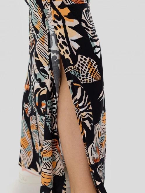 Fundango Penelope Dress női maxiruha fekete színben 6