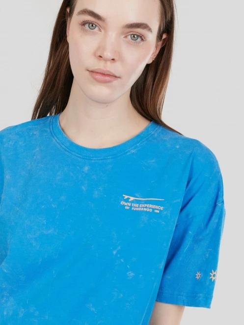 Fundango Swell Tee Dress női pólóruha kék színben 5