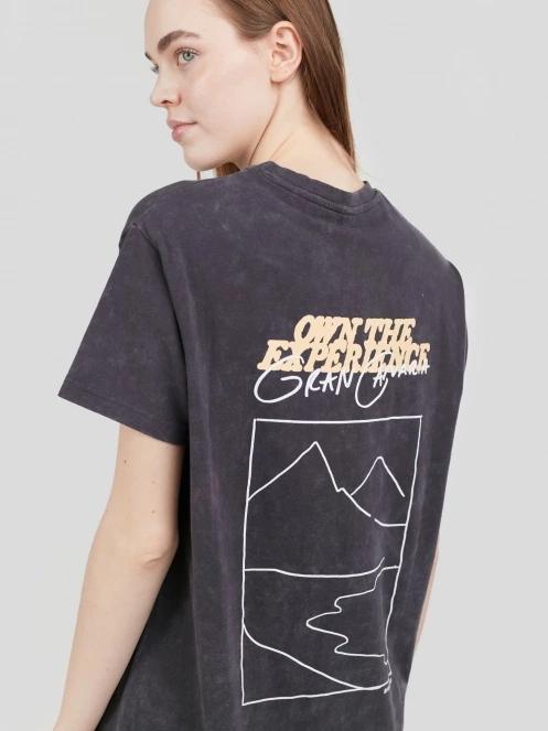 Fundango Swell Tee Dress női pólóruha fekete színben 7