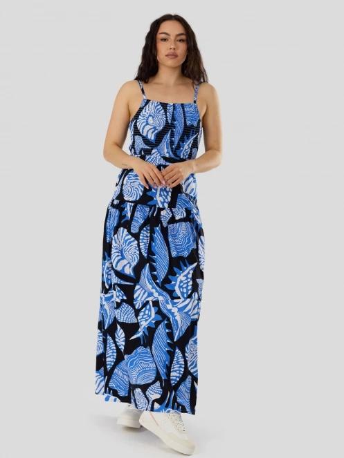 Fundango Paradise Maxi Dress női maxiruha sötétkék színben 4
