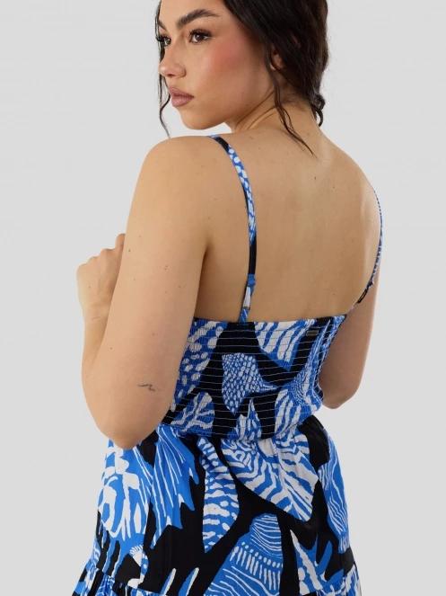 Fundango Paradise Maxi Dress női maxiruha sötétkék színben 5