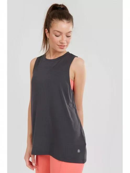 Fundango Neesa Loose Tank Top női atléta szürke színben 2