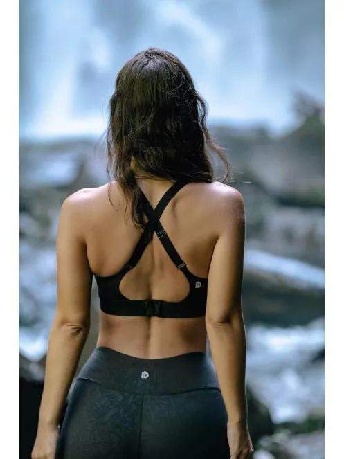 Fundango Dyanic High Support Sportbra női sportmelltartó fekete színben 9