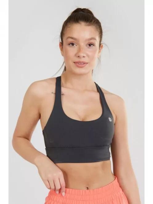 Fundango Vexx High Support Sportbra női sportmelltartó szürke színben 2