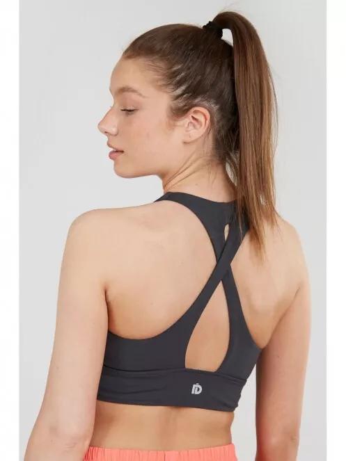 Fundango Vexx High Support Sportbra női sportmelltartó szürke színben 3