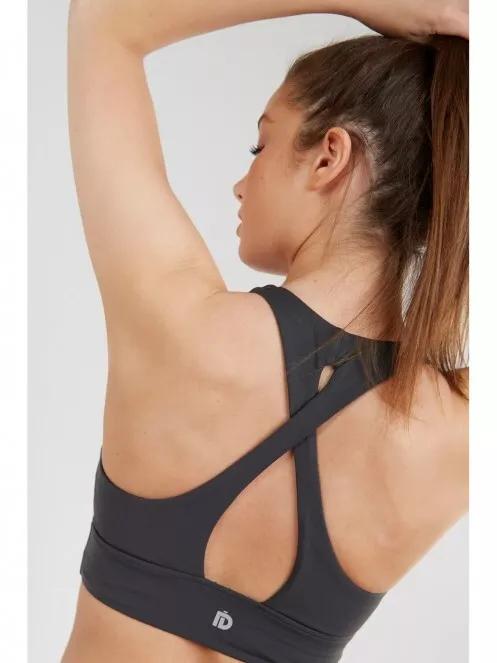 Fundango Vexx High Support Sportbra női sportmelltartó szürke színben 4