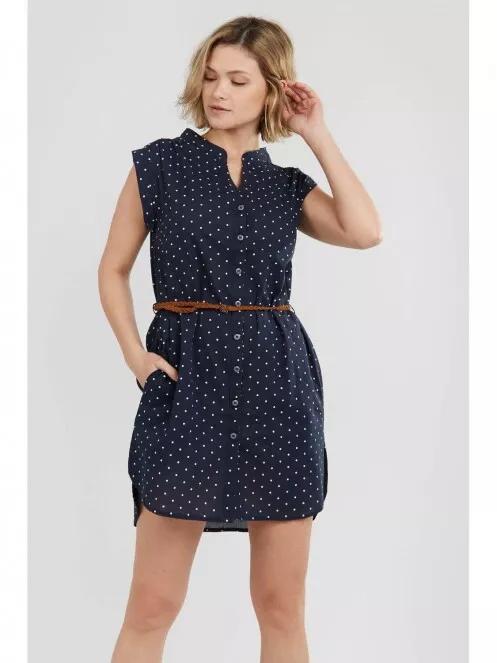Fundango Mona Dress női nyári ruha sötétkék színben 2