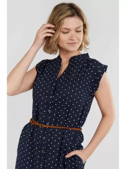 Fundango Mona Dress női nyári ruha sötétkék színben 4