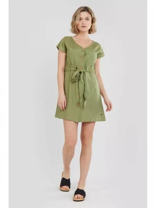 Fundango Bess Dress női nyári ruha oliva színben 5