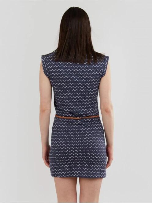 Fundango Sagitta Dress női ruha sötétkék színben 3