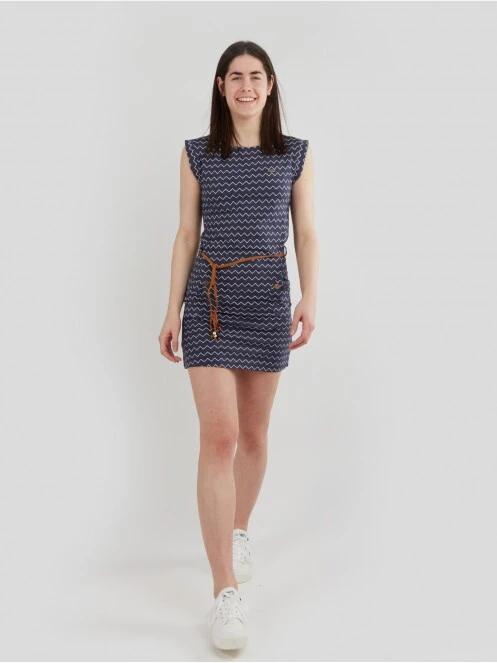 Fundango Sagitta Dress női ruha sötétkék színben 4