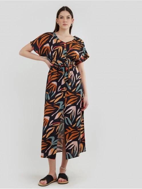 Fundango Tathar Dress női ruha multikolor színben 2