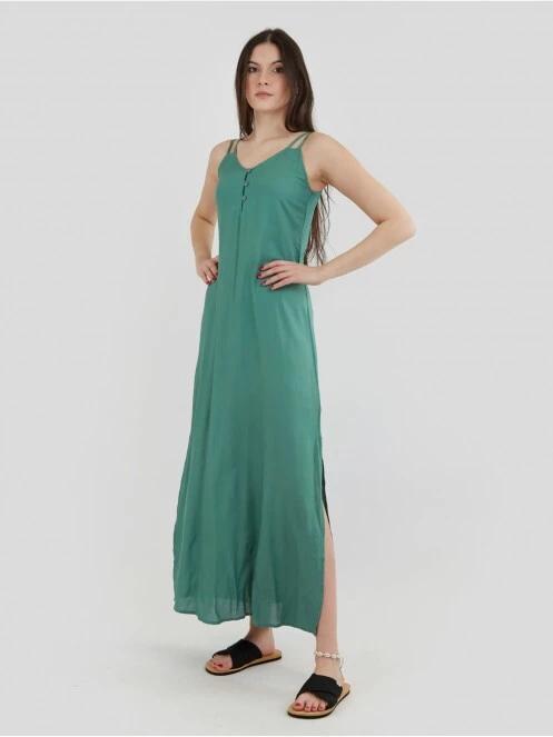 Fundango Helena Dress női ruha zöld színben 2