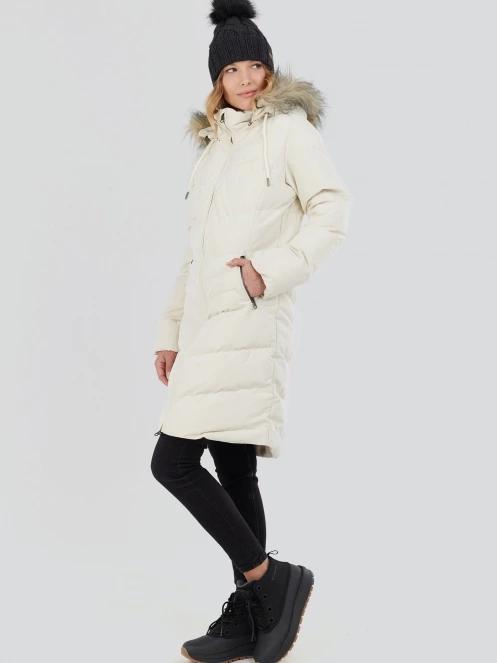 Fundango Puppis Padded Jacket női télikabát sárga színben 4