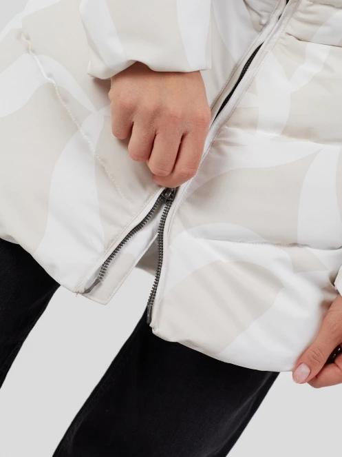 Fundango Puppis Padded Jacket női télikabát homok színben 9