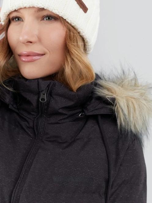 Fundango Puppis Padded Jacket női télikabát fekete színben 5